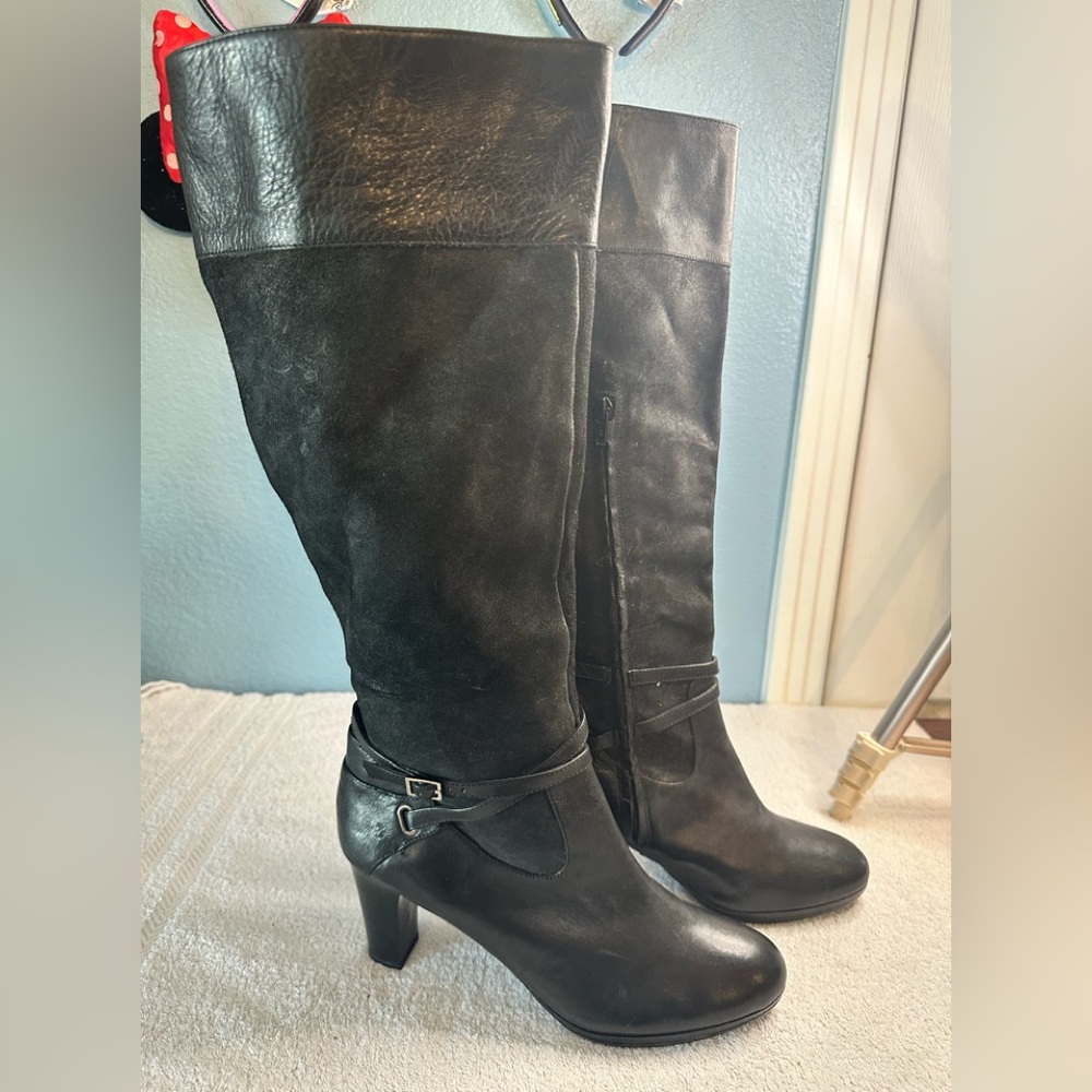 Polo Ralph Lauren Black Knee High Boots